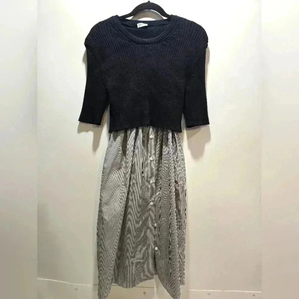 Kenzo Rib knitted Top Striped Dress
